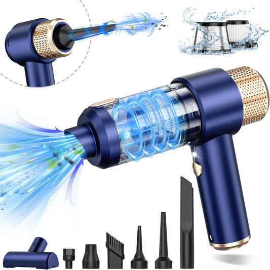 Zerra cordless 2-in-1 Car & Home Vacuum Cleaner with Air Blower